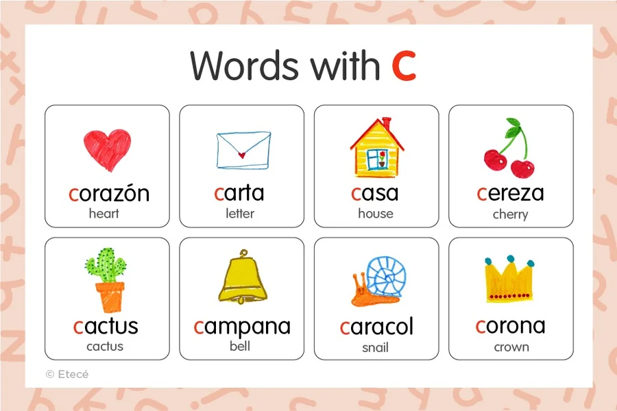 Spanish Words That Start with C