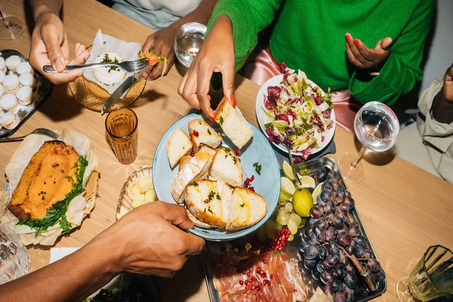 Dinner Party Socializing