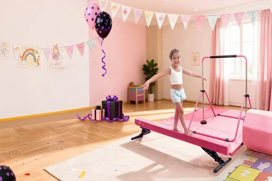 Gymnastic beam